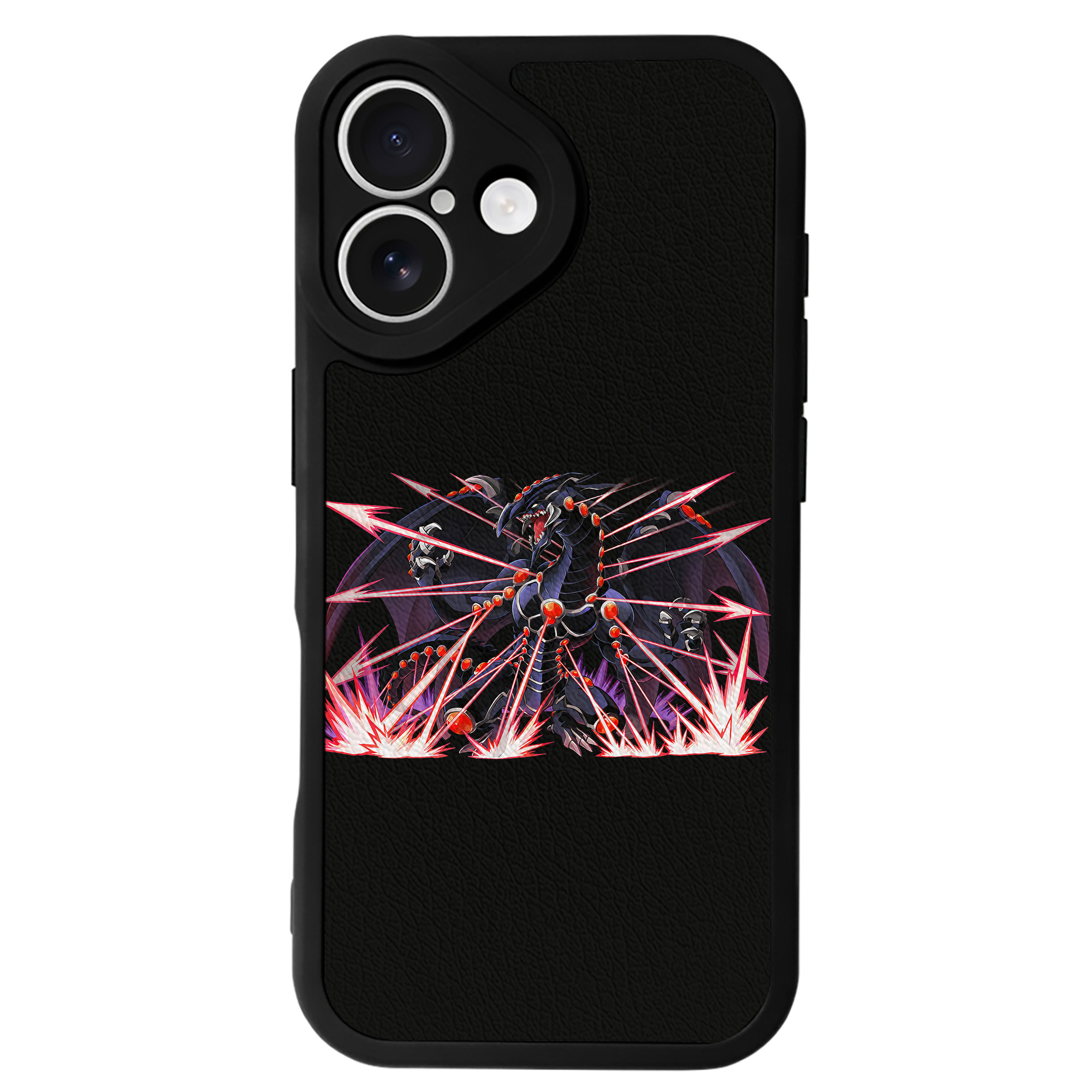 （画像用） 遊☆戯☆王 Yu-Gi-Oh! 【iPhone 16シリーズ対応】シリコンスマホケース（レザー調） 材質：シリコン